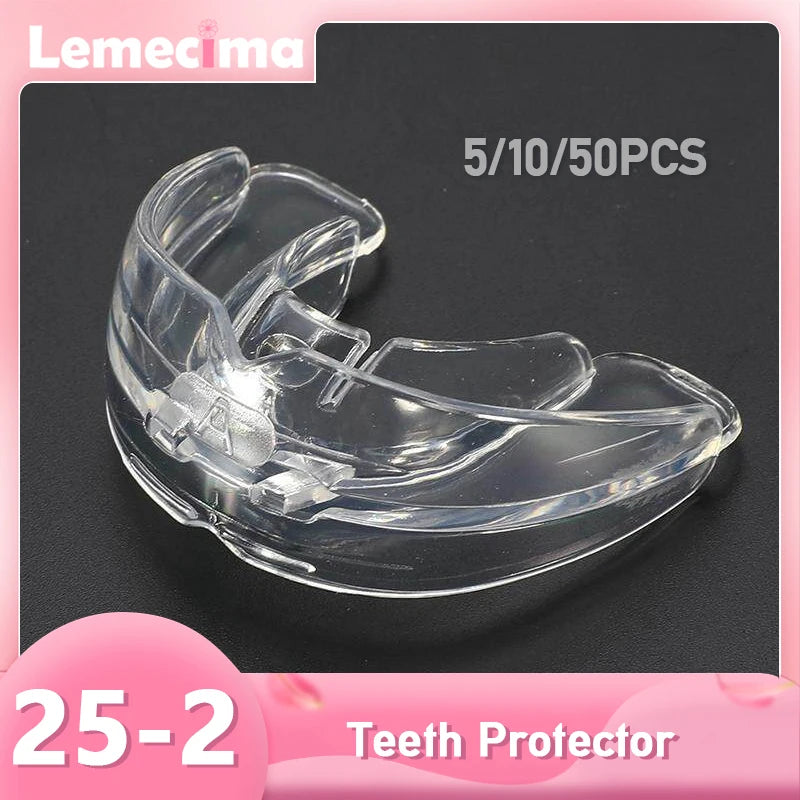 1/5Pcs Permanent Tattoo Floating Lip Mouth Guard Tooth Socket with Case Box for Lip Tattoo Tebori Auxiliary Supplies Braces