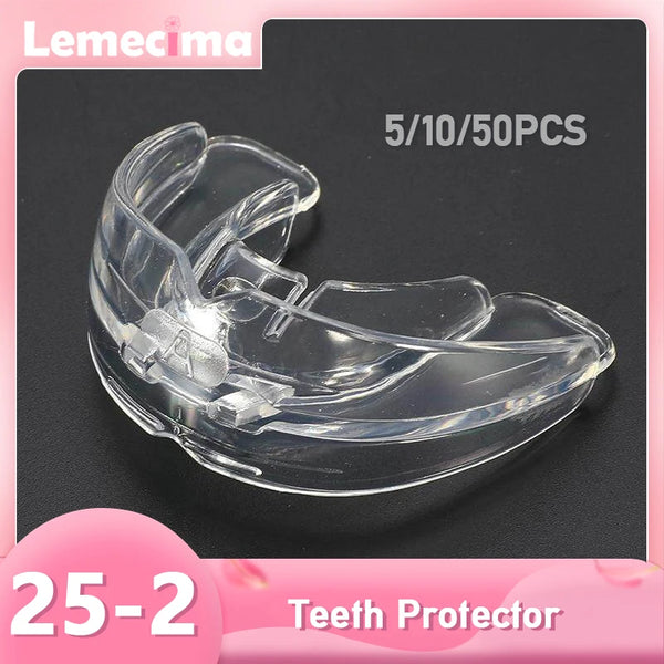 1/5Pcs Permanent Tattoo Floating Lip Mouth Guard Tooth Socket with Case Box for Lip Tattoo Tebori Auxiliary Supplies Braces