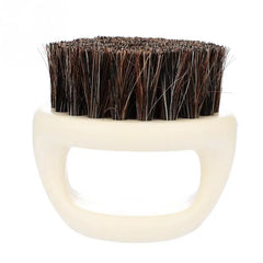 1 Pcs Ring Design Horse Bristle Men Shaving Brush Plastic Portable Barber Beard Brushes Salon Face Cleaning Razor Brush