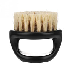 1 Pcs Ring Design Horse Bristle Men Shaving Brush Plastic Portable Barber Beard Brushes Salon Face Cleaning Razor Brush