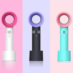 1 Pcs USB Rechargeable Eyelash Blower Plant False Eyelash Leafless Fan Portable Eyelash Extension Quick Dry Female Makeup Tools