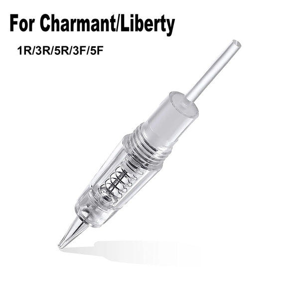 10/50pcs Charmant Liberty Tattoo Cartridge Needles Disposable Permanent Makeup Eyebrow Lips Eyeliner Tattoo Machine Pen Needles