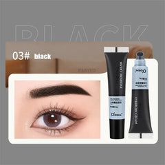 15-Minute Tint Dye Makeup Eyelash Kit Fast Eyebrow Dye Tint Professional Eyelash Tint Easy Dye Gel Semi Permanent Eyebrows