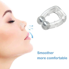 4/8pcs Silicone Magnetic Anti Snore Nose Clip Stop Snoring Sleep Tray Anti Snoring Clip Sleeping Aid Apnea Guard Night Device