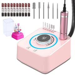 40000RPM Electric Manicure Drill Set Brushless Nail File With Memory Funtion Nail Drill Machine Milling Cutter Nail Salon Tool