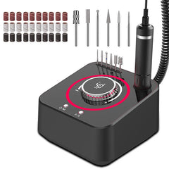 40000RPM Electric Manicure Drill Set Brushless Nail File With Memory Funtion Nail Drill Machine Milling Cutter Nail Salon Tool