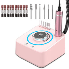 40000RPM Electric Manicure Drill Set Brushless Nail File With Memory Funtion Nail Drill Machine Milling Cutter Nail Salon Tool