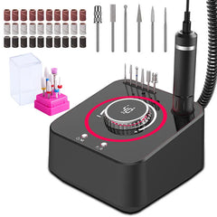 40000RPM Electric Manicure Drill Set Brushless Nail File With Memory Funtion Nail Drill Machine Milling Cutter Nail Salon Tool