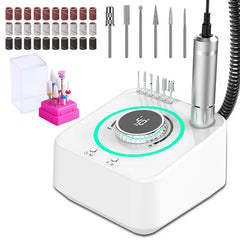 40000RPM Electric Manicure Drill Set Brushless Nail File With Memory Funtion Nail Drill Machine Milling Cutter Nail Salon Tool