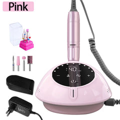 40000RPM Nail Drill Machine With HD Display Manicure Machine New Upgrade Electric Nail File With Cutter Nail Art Salon Tools