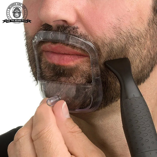 5 PCS/Set Beard Shaper Goatee Mustache Grooming Tool Transparent Face Hair Styling Template for Man