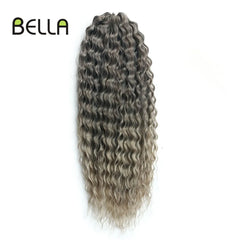 Bella Synthetic Hair Extensions Water Wave Crochet Hair 24 Inch Passion Twist Hair For Women Cosplay 3Ps/Lot Blonde Pink Color