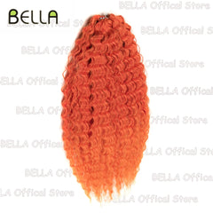 Bella Synthetic Hair Extensions Water Wave Crochet Hair 24 Inch Passion Twist Hair For Women Cosplay 3Ps/Lot Blonde Pink Color