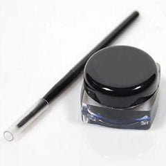 Black Eyeliner Cream Waterproof Beauty Cosmetics Long Lasting Eyeliner Gel Eyeshadow Makeup Tools With Brush Set Eye Liner