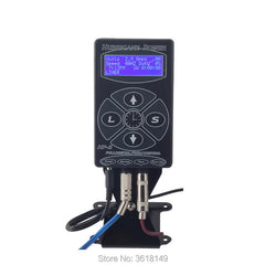 Black HP-2 Digital LCD Tattoo Power Supply Hurricane Rotary Tattoo Machine Tattoo Power Supply Tattoo Supplies Permarent Makeup