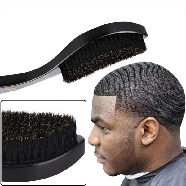 Comb Men  Black Styling Comb Beard Hair Brushes Beech Texture Massage Waves Anti-knots Barber Hair Accessories Hair Care