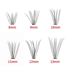 DIY False Eyelashes 120 Bunches Lash Bond and Seal Eyelash Holder Tweezers Lash Clusters Eyelash Extensions Makeup Tool Kit