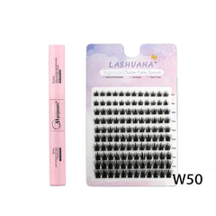 DIY Lashes Extension Kit for Gluing  Lashes Accessories Lash Bond and Seal Eyelashes 240 PCS Lash Clusters Makeup Set