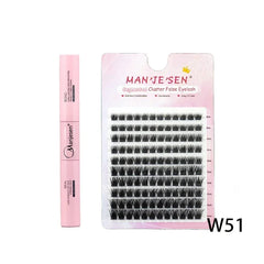 DIY Lashes Extension Kit for Gluing  Lashes Accessories Lash Bond and Seal Eyelashes 240 PCS Lash Clusters Makeup Set