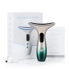 EMS Face Neck Lift Beauty Device Facial Massager LED Double Chin Remover Skin Rejuvenation Tightening Anti Wrinkle