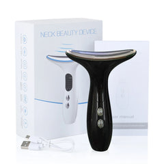 EMS Face Neck Lift Beauty Device Facial Massager LED Double Chin Remover Skin Rejuvenation Tightening Anti Wrinkle