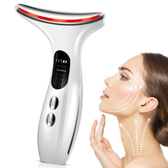 EMS Face Neck Lift Beauty Device Facial Massager LED Double Chin Remover Skin Rejuvenation Tightening Anti Wrinkle