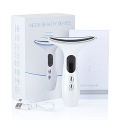 EMS Face Neck Lift Beauty Device Facial Massager LED Double Chin Remover Skin Rejuvenation Tightening Anti Wrinkle