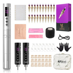 EZ LOLA Air Permanent Makeup Wireless Battery Tattoo Pen Machine for PMU & SMP Eyebrow Eyeline Lips Cartridge Needles