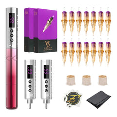 Air Permanent Makeup Wireless Battery Tattoo Pen Machine for PMU & SMP Eyebrow Eyeline Lips Cartridge Needles