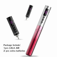 EZ LOLA Air Permanent Makeup Wireless Battery Tattoo Pen Machine for PMU & SMP Eyebrow Eyeline Lips Cartridge Needles