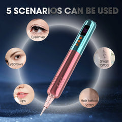 EZ NOVI  Wireless Battery Permanent Makeup Pen Machine for PMU SMP TATTOO with Batteries Micropigmentation Permanent Makeup