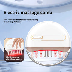 Electric Massage Comb Head Medication Dispenser Scalp Massage Comb Electric Vibration Essential Oil Introduction Ball