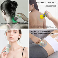 Electric Mini Handheld Massage Gun 6 Speed Vibration Fitness Massager Relieve Fatigue Personal Care Pain Relief Body Massager