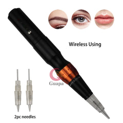 Electric Wireless Tattoo Machine Pen Cordless Permanent Makeup Eyebrow Machine with 4 Levels speed for Tattoo Brows lip eyeliner