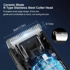 Epilator Rechargeable Hair Trimmer Men Electric Hair Remover Face Removal Chest Armprt Beard Bikini Abdoment Body Facial Shaver