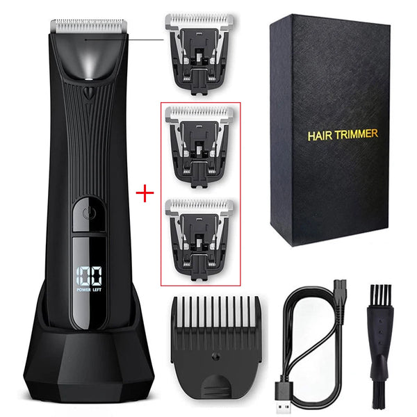 Epilator Rechargeable Hair Trimmer Men Electric Hair Remover Face Removal Chest Armprt Beard Bikini Abdoment Body Facial Shaver