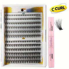 Eyelashes 240 PCS Clusters Lash Bond and Seal Makeup tools DIY Lashes Extension kit for gluing  Lashes Gluing Glue  Accessories