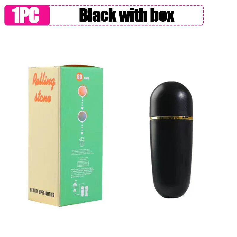 Face Oil Absorbing Roller Natural Volcanic Stone Massage Body Stick Makeup Face Skin Care Tool Facial Pores Cleaning Oil Roller