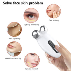 Facial Massager EMS Microcurrent Roller Massage for Face Lifting Skin Tighten Wrinkle Removal Electric Massage Beauty Devices