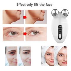 Facial Massager EMS Microcurrent Roller Massage for Face Lifting Skin Tighten Wrinkle Removal Electric Massage Beauty Devices