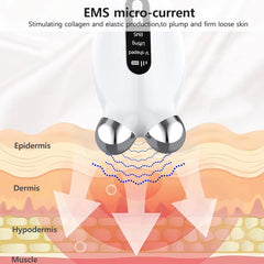 Facial Massager EMS Microcurrent Roller Massage for Face Lifting Skin Tighten Wrinkle Removal Electric Massage Beauty Devices