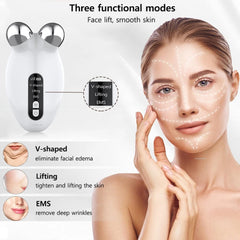 Facial Massager EMS Microcurrent Roller Massage for Face Lifting Skin Tighten Wrinkle Removal Electric Massage Beauty Devices