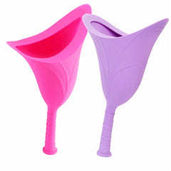 Female Emergency Urination Device Reusable Food Silicone Women Urinal Standing Up Pee Funnel for Travel and Outdoor Camping