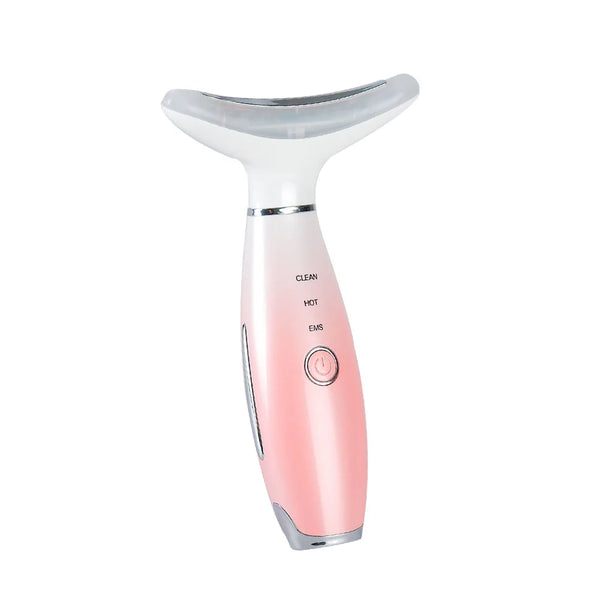 Foreverlily 7 Color Neck And Face Beauty Device Neck Lifting Vibration Massager Face V-line Neckline Slimmer Double Chin Reducer