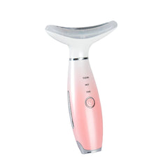 Foreverlily 7 Color Neck And Face Beauty Device Neck Lifting Vibration Massager Face V-line Neckline Slimmer Double Chin Reducer