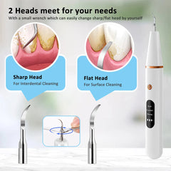 G6 Ultrasonic Dental Calculus Remover Teeth Plaque Scaler Tartar Eliminator Stains Cleaner Electric Dental Tooth Stone Remover