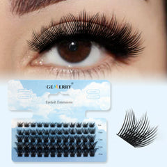 DIY Clusters Eyelash Extension Mix Individual Lashes Volume Natural Segmented Eyelash Bundles Makeup Supplies