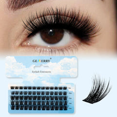 DIY Clusters Eyelash Extension Mix Individual Lashes Volume Natural Segmented Eyelash Bundles Makeup Supplies