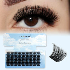 DIY Clusters Eyelash Extension Mix Individual Lashes Volume Natural Segmented Eyelash Bundles Makeup Supplies