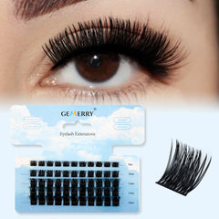 DIY Clusters Eyelash Extension Mix Individual Lashes Volume Natural Segmented Eyelash Bundles Makeup Supplies